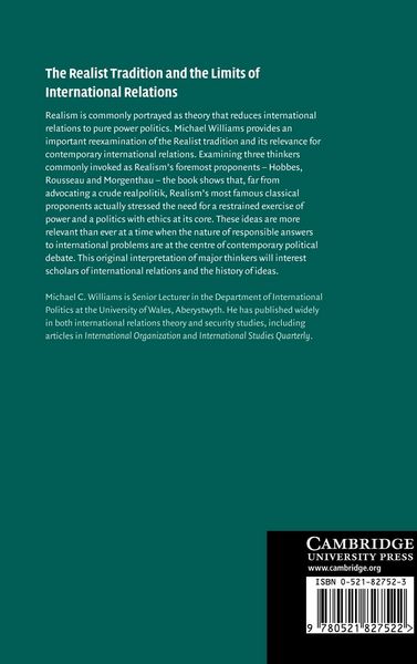 Produktbild: The Realist Tradition and the Limits of International Relations