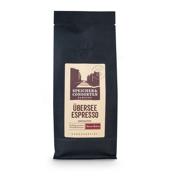 Produktbild: &Uuml;bersee Espresso ganze Bohne