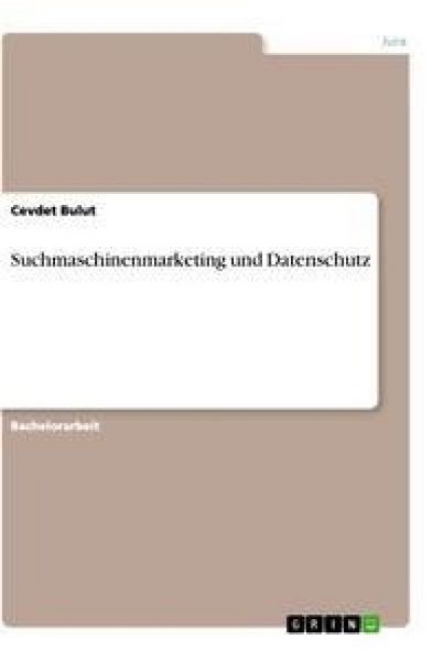 Produktbild: Suchmaschinenmarketing und Datenschutz