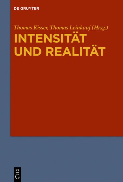 Produktbild: Intensit&auml;t und Realit&auml;t
