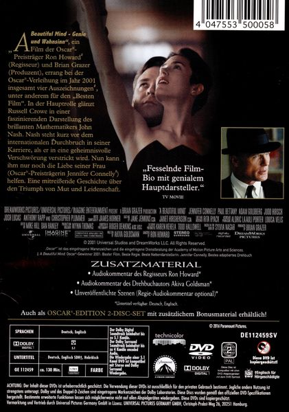 Produktbild: A beautiful Mind - Genie und Wahnsinn