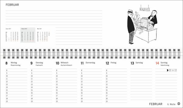 Produktbild: Loriot B&uuml;roplaner 2027