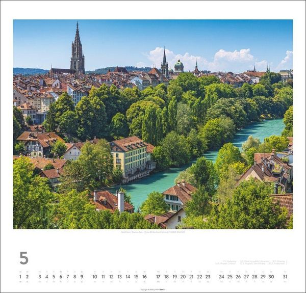 Produktbild: Schweiz Kalender 2027 - Sch&ouml;nste Landschaften und Ansichten