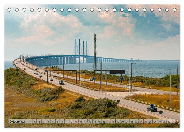 Produktbild: Malm&ouml; von oben (Tischkalender 2026 DIN A5 quer), CALVENDO Monatskalender