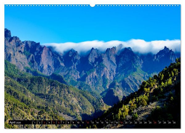 Produktbild: La Palma - Landschaften und Meer (Wandkalender 2026 DIN A2 quer), CALVENDO Monatskalender