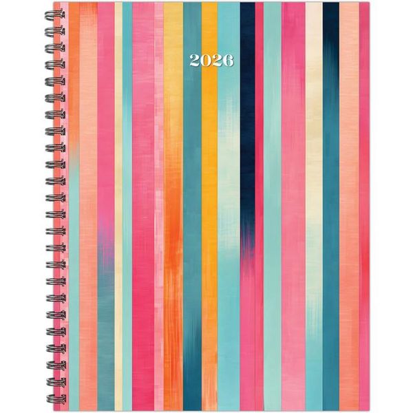 Produktbild: Super Stripe 2026 8.5 X 11 Weekly Monthly Softcover Planner