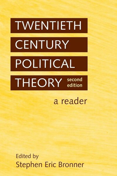Produktbild: Twentieth Century Political Theory