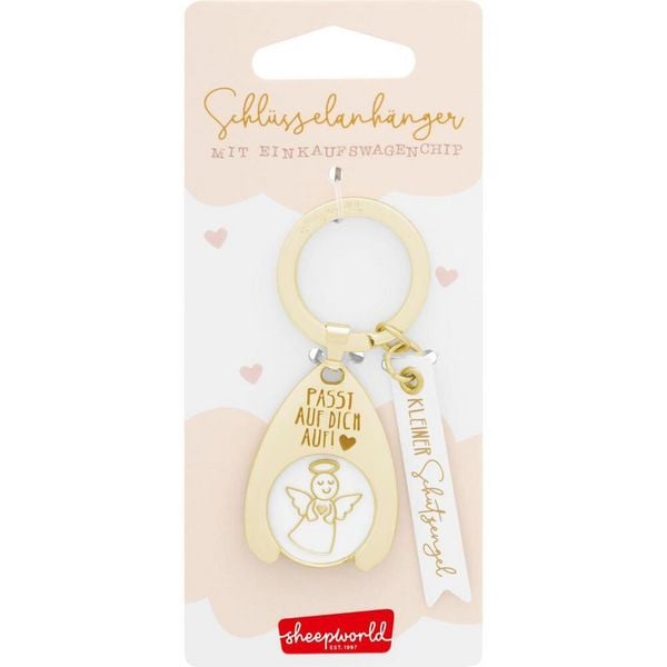 Produktbild: Einkaufswagenchip Motiv "Schutzengel"