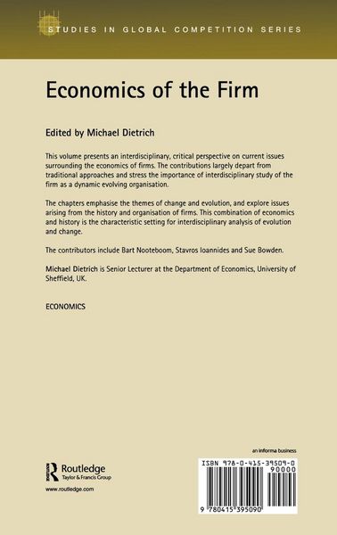 Produktbild: Economics of the Firm