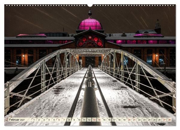 Produktbild: Hamburger N&auml;chte (hochwertiger Premium Wandkalender 2027 DIN A2 quer), Kunstdruck in Hochglanz