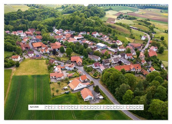 Produktbild: Die Ringgau D&ouml;rfer (Wandkalender 2026 DIN A2 quer), CALVENDO Monatskalender
