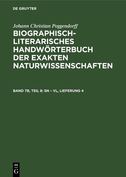 Produktbild: Sn &ndash; Vl, Lieferung 4