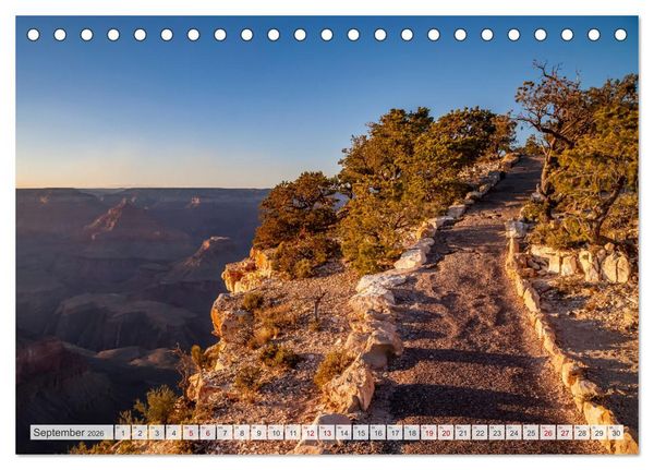 Produktbild: GRAND CANYON M&auml;chtige Schlucht (Tischkalender 2026 DIN A5 quer), CALVENDO Monatskalender