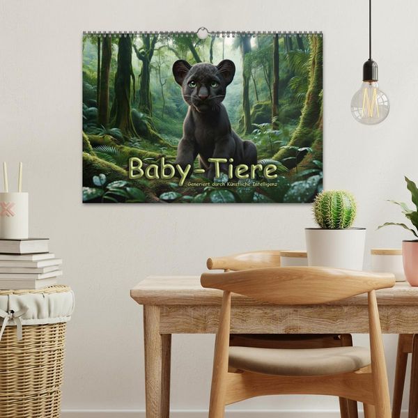 Produktbild: Baby-Tiere (Wandkalender 2026 DIN A3 quer), CALVENDO Monatskalender