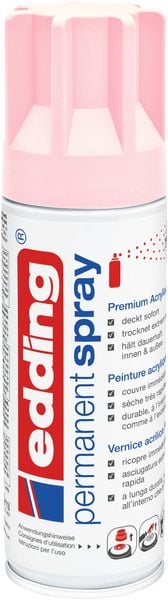 Produktbild: 5200 Permanent Spray, pastellrosa matt, 200ml Premium Acryllack