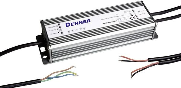 Dehner Elektronik SPE150-24VLP LED-Trafo Konstantspannung 150 W 0 - 6.25 A 24 V/DC nicht dimmbar, Möbelzulassung, Überla