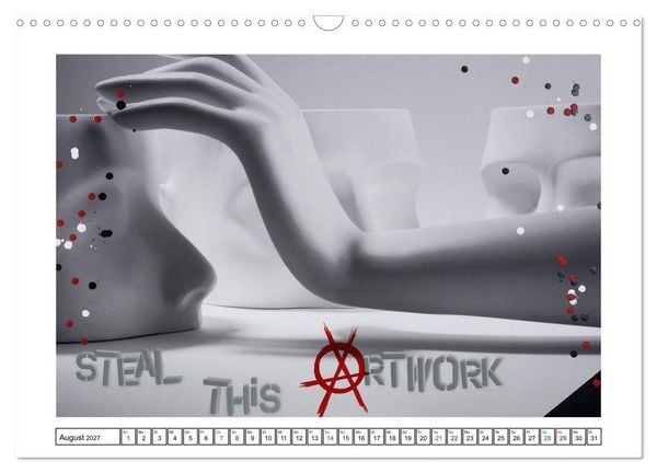 Produktbild: Graffiti trifft auf Fotografie (Wandkalender 2027 DIN A3 quer), CALVENDO Monatskalender