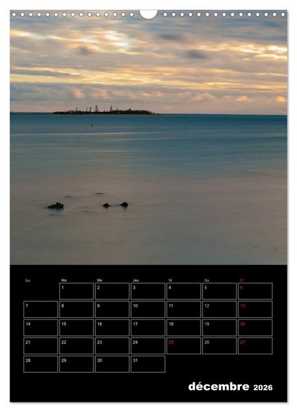 Produktbild: Paysages cal&eacute;doniens (Calendrier mural 2026 DIN A3 horizontal), CALVENDO calendrier mensuel