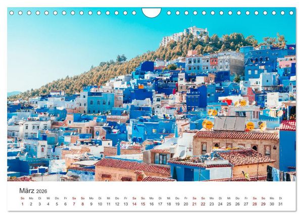 Produktbild: Marokko - Eine wunderbare Reise nach Nordafrika. (Wandkalender 2026 DIN A4 quer), CALVENDO Monatskalender