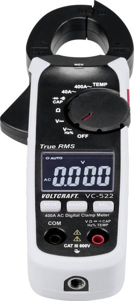 Produktbild: VOLTCRAFT VC-522 Stromzange digital CAT III 600V Anzeige (Counts): 4000