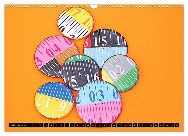 Produktbild: Knopfkalender (Wandkalender 2026 DIN A3 quer), CALVENDO Monatskalender