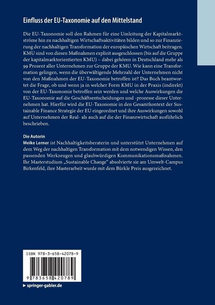 Produktbild: Einfluss der EU-Taxonomie auf den Mittelstand