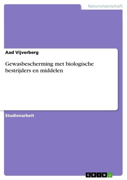 Produktbild: Gewasbescherming met biologische bestrijders en middelen