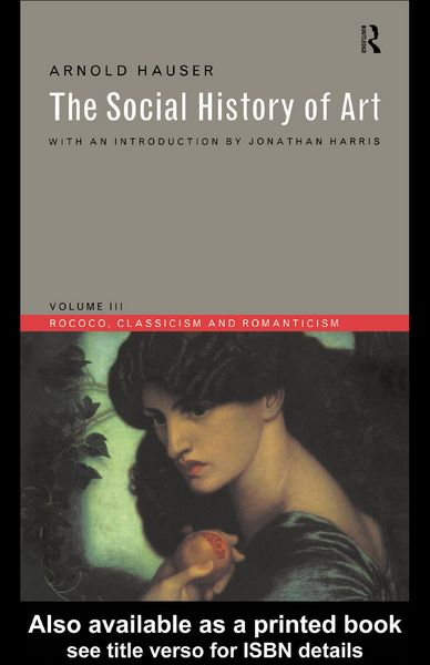 Produktbild: Social History of Art, Volume 3