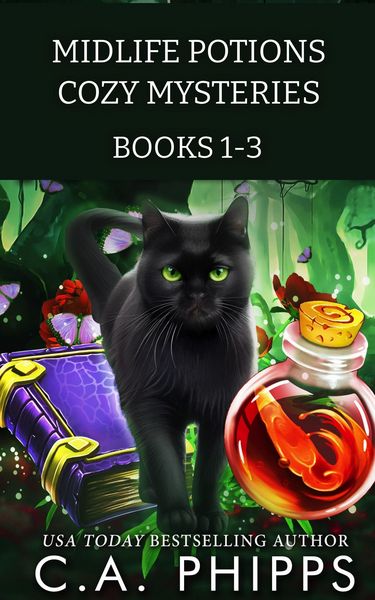 Produktbild: Midlife Potions Books 1-3 (Midlife Potions Cozy Mysteries)