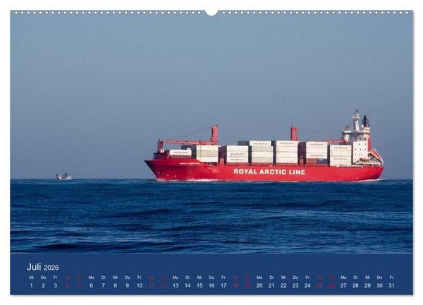 Produktbild: Schiffe - Begegnungen auf Nord- und Ostsee (hochwertiger Premium Wandkalender 2026 DIN A2 quer), Kunstdruck in Hochglanz