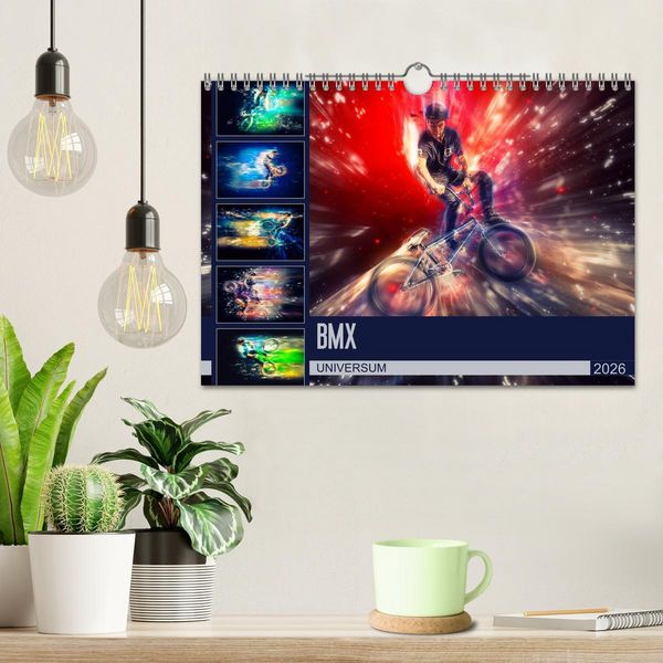 Produktbild: BMX Universum (Wandkalender 2026 DIN A4 quer), CALVENDO Monatskalender