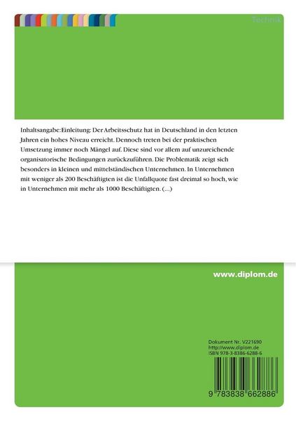 Produktbild: Studie zum Thema Arbeitsschutz-Management in kleinen und mittleren Bauunternehmen