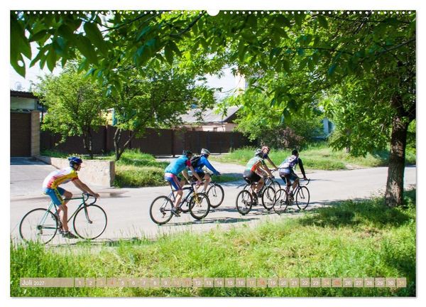 Produktbild: Sonne in den Speichen - Faszination Rennrad (hochwertiger Premium Wandkalender 2027 DIN A2 quer), Kunstdruck in Hochglanz