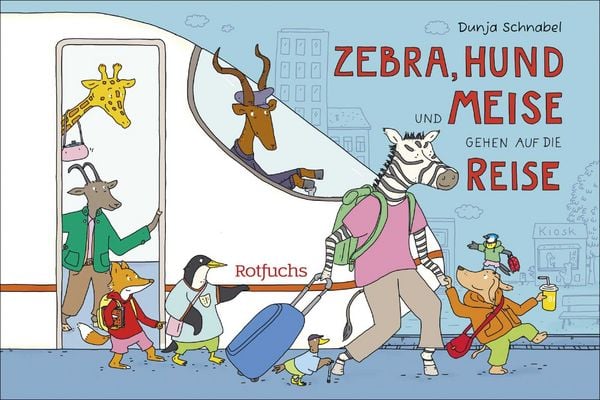 Produktbild: Zebra, Hund und Meise gehen auf die Reise. Eisenbahn-Leporello