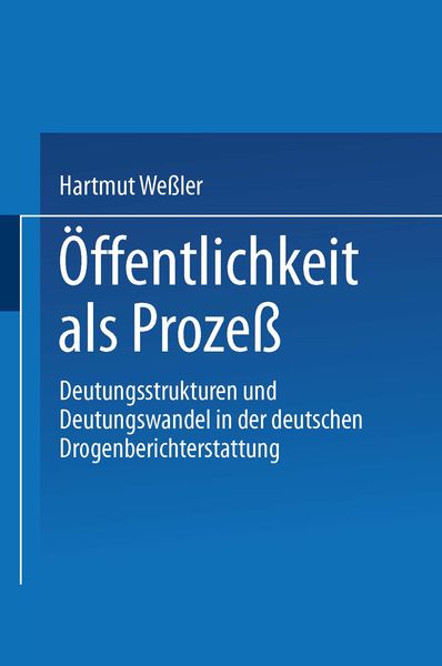 Produktbild: &Ouml;ffentlichkeit als Proze&szlig;