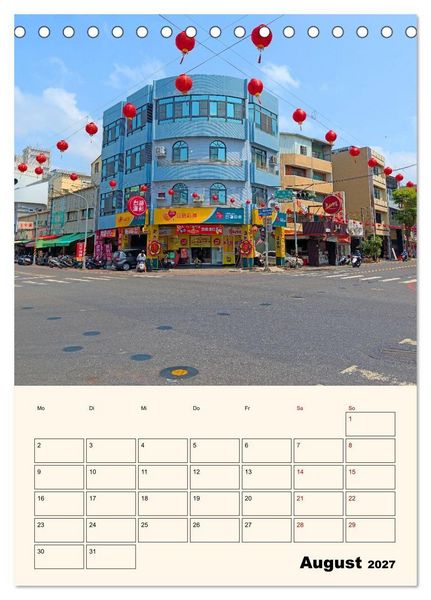 Produktbild: Taiwan &ndash; Traumreise durch Asiens Geheimtipp (Tischkalender 2027 DIN A5 hoch), CALVENDO Monatskalender