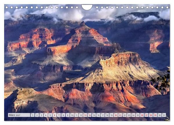 Produktbild: Grand Canyon, Nationalpark (Wandkalender 2027 DIN A4 quer), CALVENDO Monatskalender