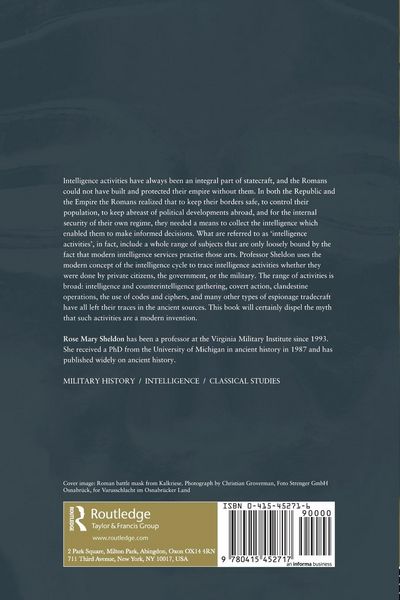 Produktbild: Intelligence Activities in Ancient Rome