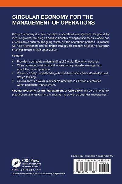 Produktbild: Circular Economy for the Management of Operations