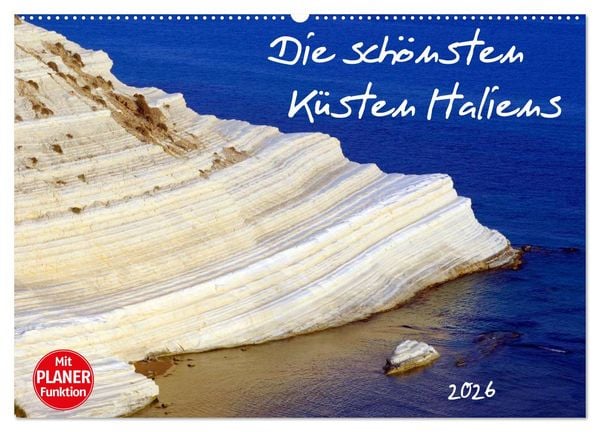 Produktbild: Die sch&ouml;nsten K&uuml;sten Italiens (Wandkalender 2026 DIN A2 quer), CALVENDO Monatskalender