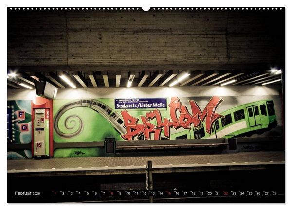 Produktbild: U-Bahn-Stationen Hannover (hochwertiger Premium Wandkalender 2026 DIN A2 quer), Kunstdruck in Hochglanz