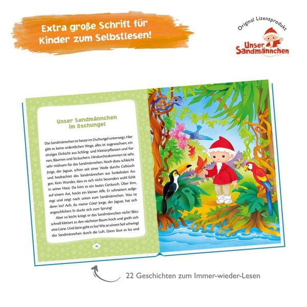 Produktbild: Tr&ouml;tsch Unser Sandm&auml;nnchen Das gro&szlig;e Buch der Gute Nacht Geschichten Vorlesebuch