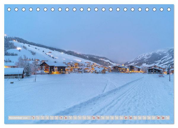 Produktbild: Lech am Arlberg - Winterzauber f&uuml;r das ganze Jahr (Tischkalender 2026 DIN A5 quer), CALVENDO Monatskalender