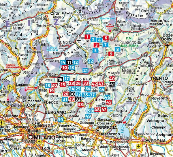 Produktbild: ROTHER Wanderf&uuml;hrer Veltlin - Bergamasker Alpen