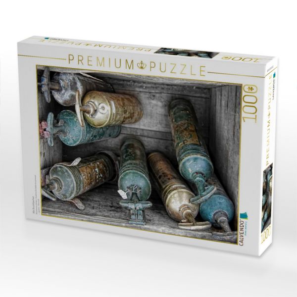 Produktbild: CALVENDO Puzzle Alte Druckflaschen | 1000 Teile Lege-Gr&ouml;&szlig;e 64x48cm Foto-Puzzle f&uuml;r gl&uuml;ckliche Stunden