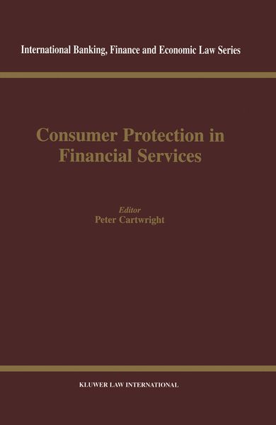 Produktbild: Consumer Protection in Financial Services