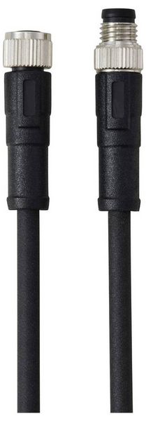 Produktbild: TRU COMPONENTS TC-13752008 Anschlussleitung M8 x 1 Stecker, gerade, Buchse, gerade 2 m Polzahl Sensoren: 5 1 St.