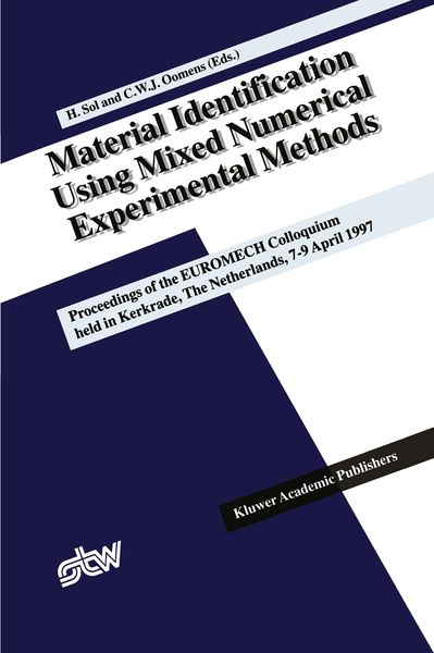 Produktbild: Material Identification Using Mixed Numerical Experimental Methods