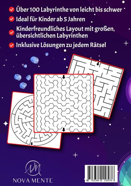 Produktbild: Labyrinthe f&uuml;r Kinder ab 5 Jahren - Band 3