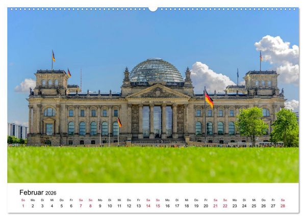 Produktbild: Das Regierungsviertel in Berlin (Wandkalender 2026 DIN A2 quer), CALVENDO Monatskalender